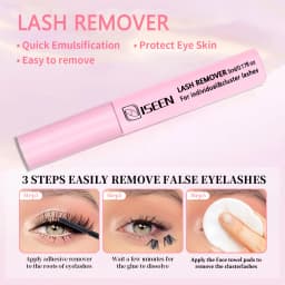 Lash Cluster Glue, Lash Bond and Seal Waterproof, Bond & Seal Eyelash Glue for Clusters, Eyelash Adhesive Black Long-Lasting 72H