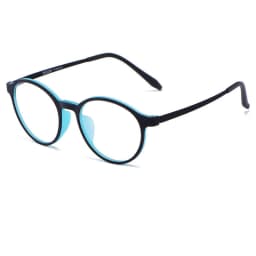ZIROSAT 3050 Ultralight Titanium TR90 Reading Glasses Retro Round Anti-Blue Ray Eyeglasses Frame Men And Women