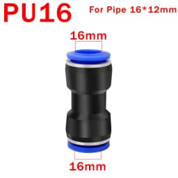 10PCS Pneumatic Fittings Quick Connector Air Plastic Hose Tube Connectors PU PG 4mm 6mm 8mm 10mm 12mm Push Into Pluglug