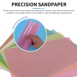 Polishing Sandpaper 7Pcs/Set Lapping Film Sheets Assortment Precision for Sandpaper 1500/2000/4000/6000/8000/10000/12000