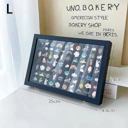 Pin Display Case Breastpin Medal Display Box Storage Box Dust-Proof Brooch Box Display Rack Jewelry Medal Collection Display Box
