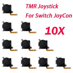 2/4/10pcs K-SILVER JS19 TMR Electromagnetic Joystick for Switch/NS OLED JoyCon NS Lite Replacement 3D Analog White ThumbStick