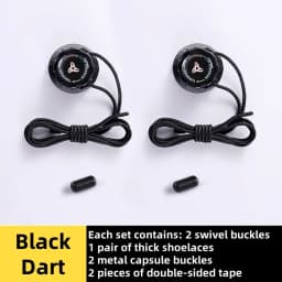 Thick Rope Swivel Buckle Shoelaces New Upgrade Automatic Laces Without Ties Children Adults Sneakers Shoelace Shoe Accessories