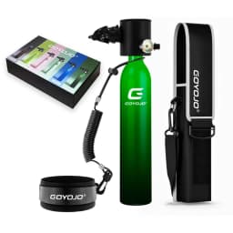 GOYOJO Mini Scuba Diving Tank 5-10 Minutes Dive Bottle 0.5L Oxygen Scuba Dive Cylinder for Scuba Diving Snorkeling