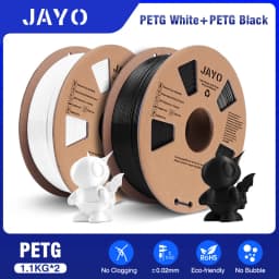 JAYO PLA/PETG/SILK/TPU/ABS 3D Printer Filament 1.75mm 2 Rolls 3D Printing Materials for 3D Printer Free Shippment