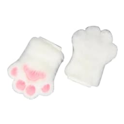 Wolf Dog Foxes Paw Claw Gloves Costume Accessories Cosplays Animal Furry Plush Full Finger Mittens Fursuit for Adults