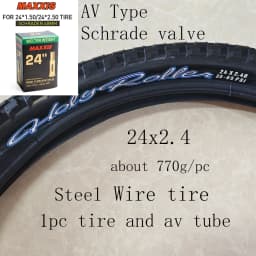 1pc MAXXIS 26 Holy Roller 26*2.4 26*2.2 24*2.4 BMX Bicycle Tire Street Chocolate Tread Climbing Steel Wire Tyre Bike Tire