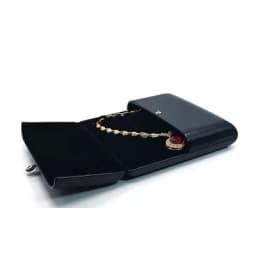 Black Pu Creative Engagement Ring Box Pair Ring Holder Earrings Necklace Box Bracelet Box