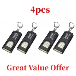 Portable Waist Hanging Keychain, Mini Flashlight, Multifunctional Emergency Charging, Anti Key Chain, Super Large, Bright, House