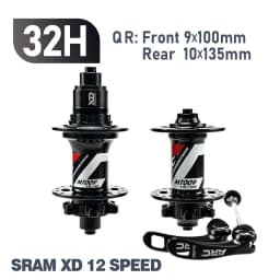 ARC Hub Mountain Bike Hub 009 HG / MS / XD 32 Holes 6 Disc Bolt J-Bend MTB Hub NBK Disc Bearings Cycle Wheel Rim Hub HG 12 Speed