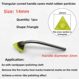 Mold Mirror Polishing Rubber Particle Back Adhesive Sandpaper Ultrasonic Grinding Machine Rubber Head Fire Removal Pattern