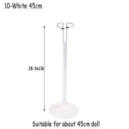 Adjustable Metal White Black Doll Dummy Puppet Wrist Stand Holder Bracket Support Dollhouse Accessories Toy Store Display