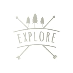 Explore In The Forest Cars Decals Tree Silhouette Vinyl Car Stickers For Computer Laptop Or Car Decoration