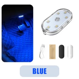 LED Ambient Night Light USB Rechargeable Cabinet Light Room Decor RGB Lights Atmosphere Lamp Magnet Wireless Car Interior Light