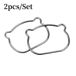 2Pcs Semicircle Cat Shape Metal Bag Handles Replacement Handles For Women‘s Bags Handmade Bag AccessoriesDIY Handbag Hardware