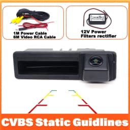 Backup Camera For Audi A5 S5 RS5 Cabriolet B8 8T 2009~2017 HD CCD Night Vision Car Rear Trunk Handle Reversing Rear View Camera