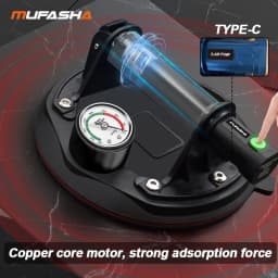 MUFASHA Suction Cup Electric Pump Heavy Duty Suctioncup Accessories