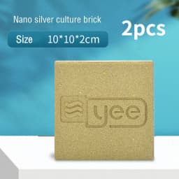 1/2pcs Aquarium Nano Ceramic Filter Media Bio Filter Block for Marine and Freshwater Fish Tank Filter High Energy Bio Brick