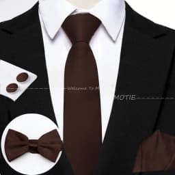 Hot Sale Burgundy Pink Necktie Set Include Polyester Bowtie Cufflink Floral Brooch For Groom Suit Wedding Cravat Shirt Accessory