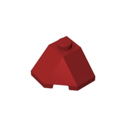 Gobricks GDS-802 ROOF TILE 2X2X1 45 DEGR.-BOT.45DEGR. compatible with lego 13548 children's DIY Educational Building Blocks Tech