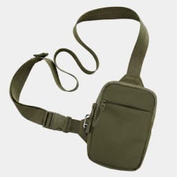 500D Nylon Cut-Resistant Steel Wire Crossbody Bag for Men Outdoor Sports Chest Pack RFID Anti-Theft Wallet Lightweight Phone Org