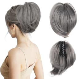 Pinch style messy chicken coop head wig ponytail bun bun bun head straight ponytail