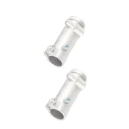 2Pcs 94mm Grass Trimmer Flexible Shaft Aluminum Connector Tube Adapter Replacement For Backpack Brush Grass Trimmers Accessories