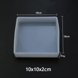 JCD Cuboid Cube Resin Mold Crystal Epoxy Silicone Mold Diy Candle Mold Square Rectangular Casting Tools Accessories