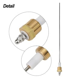 G1/2" Water Level Pin Liquid Indicator Electrode Probe 4.4x342mm F Steam Boiler Steam Boiler Water Level Needle Liquid Indicato