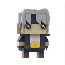 Bricklink MOC Game Fantasyed Action Figures Zack Fair Tifa Aerith Cloud Mog Bricks Sets Building Blocks Kid Toys Christmas Gift