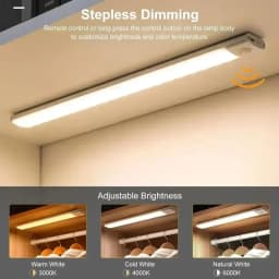 Wireless LED Night Light Motion Sensor USB Rechargeable Strip For Bedroom Kitchen Cabinet Lamp Remote Control Lighting