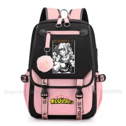My Hero Academia Anime Print Student Backpack Lightweight Casual Daypack for Girls School Travel