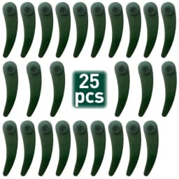 25Pieces Grass Trimmer Replacement Plastic Blades for Bosch ART 26-18Li ART 23-18 Li Grass Trimmers Polymer Blade Cutting System