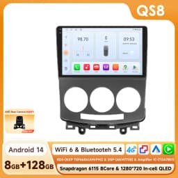 Hizpo 2 Din For MAZDA 5 2005 2006 2007 2008 2009 2010 Car Radio Multimedia Video Player Navigation GPS Carplay Android Auto RDS