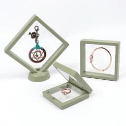 Jewelry Display Elastic Box Transparent PE Film Ring Earring Case Bracelet Necklace Storage Box Non-oxidized for Jewelry 1 Pcs