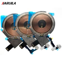 Wireless Charging NFC Chip Coil With Sticker & Power Button & Volume Button Flex Cable For iPhone 15 14 Plus 13 Mini 12 Pro Max