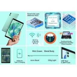 NEW Teclast P85T 2026 Tablet Android 14 A523 8-core 1.8GHz/ 10GB(4GB+6GB) RAM 64GB ROM 8 Inch 800×1280iPS WIFI5G 4G 5000mAh/Type-C