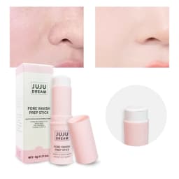 Face Primer Stick, Matte Priming Makeup Blur Stick, Hydrating Primer Face Shimmer Stick Cover Pores Oil Control & Lightweight