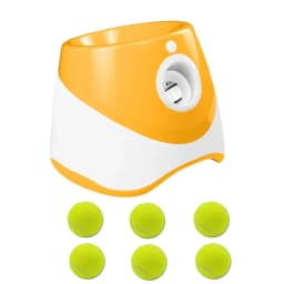 Dog Launcher Automatic Dogs Chase Toy Tennis Throwing Pinball Machine Fun Interactive Throw Rechargable Catapult USB Charging
