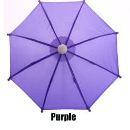 Colorful Plastic Mini Umbrella Rain Gear Toy Umbrella Baby Toy Girl Gift Doll Embellishment Doll Clothing Doll Embellishment