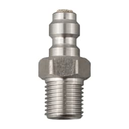 8MM M10x1 Adapter Pneumatic Quick Coupler Reliable Connection Secure Thread Fittings Convenient Dust Cap High-Quality Material