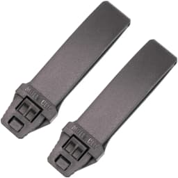 Short 3 Inch MOLLE Kydex OTW Clip Belt Loop With Assemble Hardware To Integrate Accessory Pockets and Pouches Onto Packs Vest