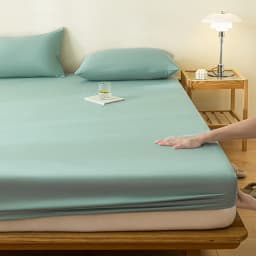 100% Waterproof Mattress Cover Protector Adjustable Non-slip Bed Fitted Sheet With Elastic Band for King Queen 90/140/160/200