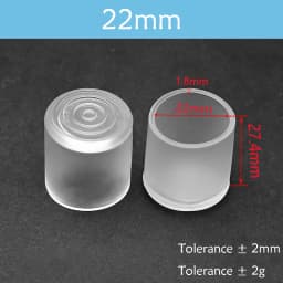 Transparent Rectangle 15-40mm Round 10-76mm Oval Chair Leg Caps Clear PVC Non-Slip Furniture Table Cover Feet Sock Protector Pad