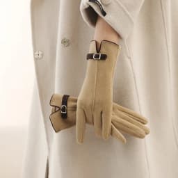 Winter Women Thicken Keep Warm Touch Screen Gloves Elegant Fashion Soft Velvet Internal Driving Cycling Outdoor Cold Protection