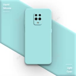Luxury Original Liquid Silicone Matte Case for Xiaomi Redmi Note 9 Pro Max 9S 9T Note9pro Cute Camera Protective Thin Back Cover