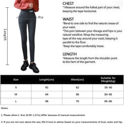 Women's Fleece Lined Leggings Thermal Winter Warm Thick Tights High Waisted Warm Skinny Pants For Cold Weather