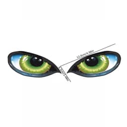 Car Safety Reflective Eyes Sticker 3D Long Lasting Car Decoration Funny Stickers Night Driving for Car Bike Helmet