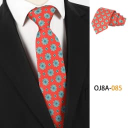 Lurury 8CM Mens Necktie Print Patterns Classic Ties For Man Groom Handfeel Polyester Floral Dot Business Wedding Accessories