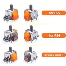 10Pcs Replacement TMR Effect Joystick 3D Analog Stick for DualSense PS5 PS4 Controller for Xbox Series X/S Repair Parts